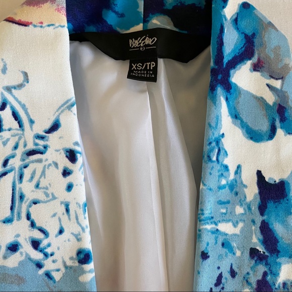 NWOT Mossimo Drapey Flowy Floral Blazer XS - Picture 4 of 6